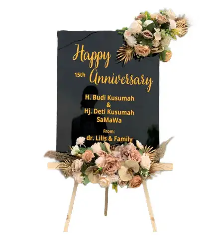 Papan Bunga Akrilik Siberut Tengah